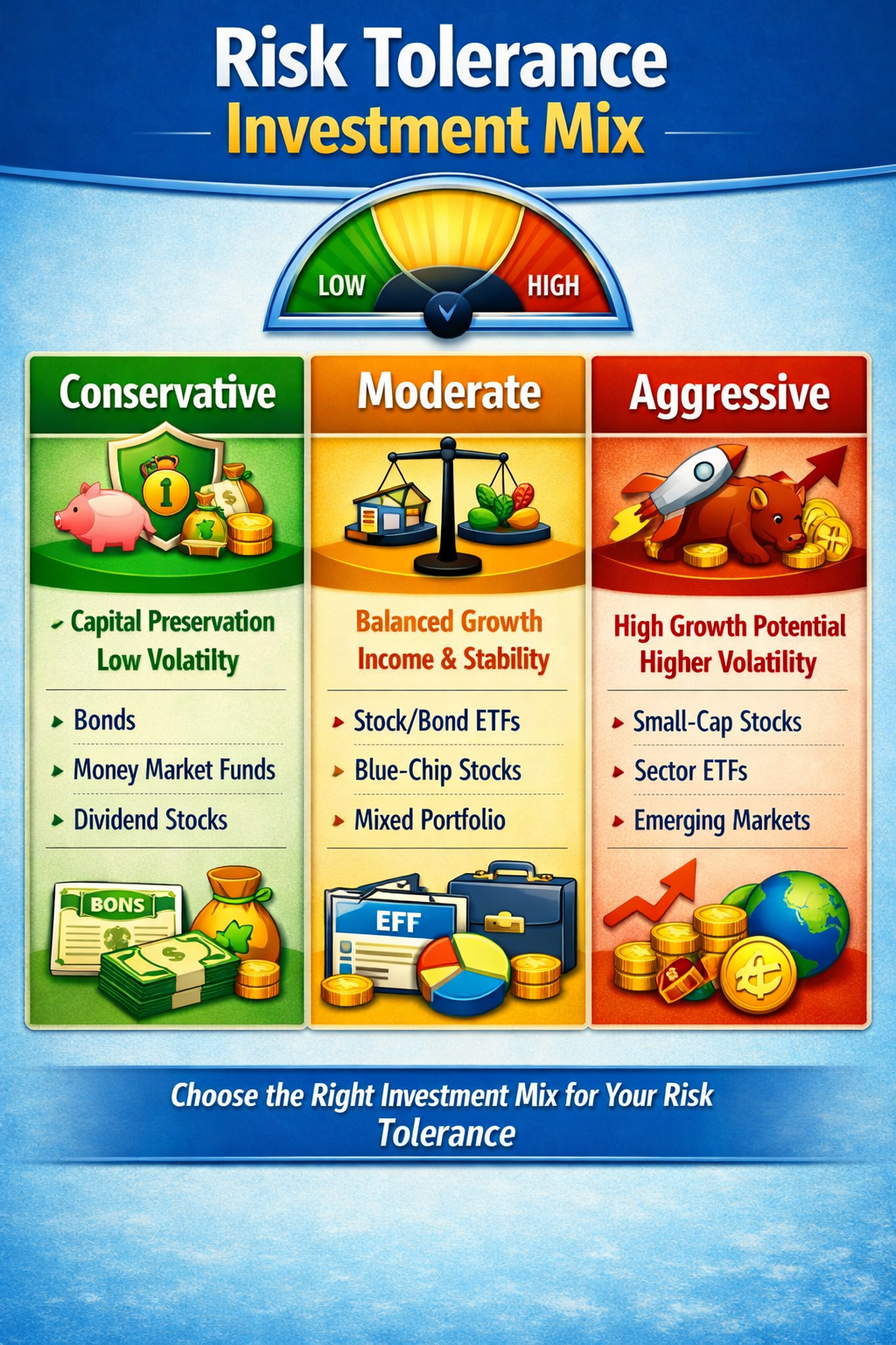 Risk Tolerance investment mix